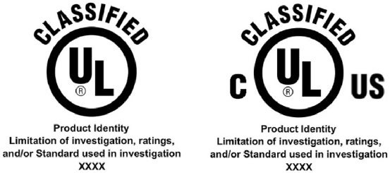 US Safety Classified mark