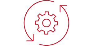 icon of a gear rotating