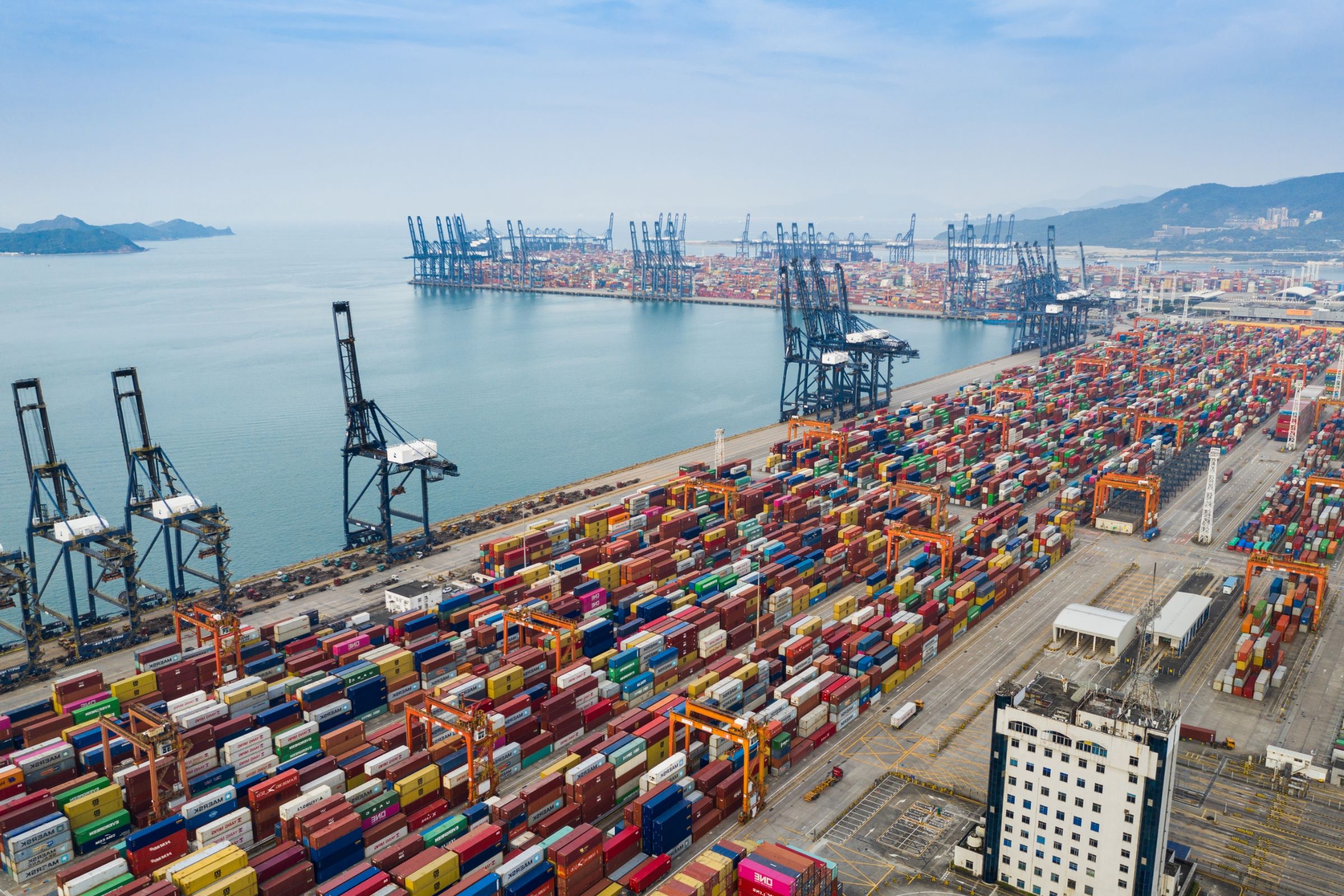 Containers at port.