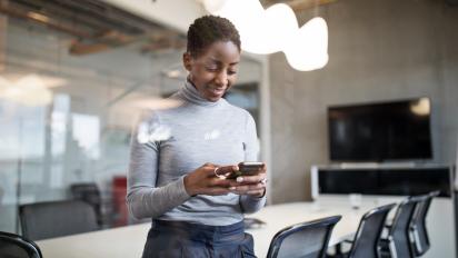 Person using cellphone