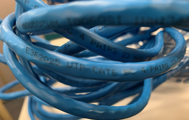 Blue communication cable