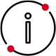 Icon of an "i" in a circle