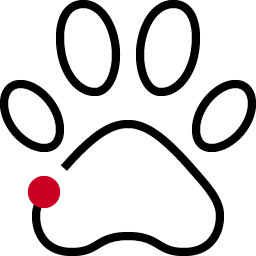 Pet paw icon.
