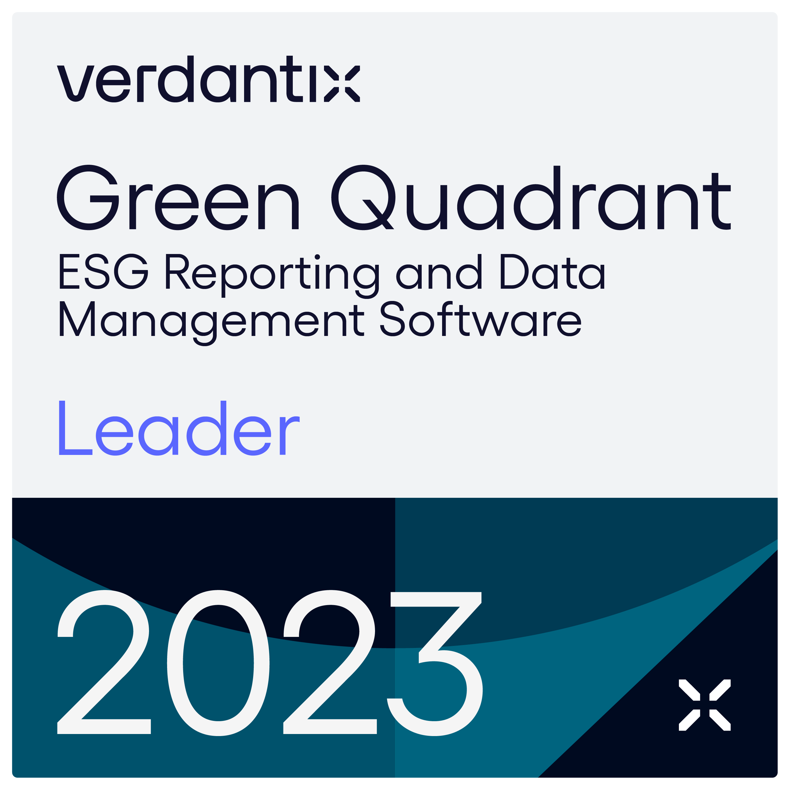 Verdantix: Green Quadrant ESG Reporting and Data Management Software Leader 2023