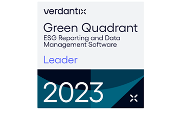 Verdantix: Green Quadrant ESG Reporting and Data Management Software Leader 2023