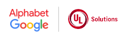 Alphabet and UL Solutions logos
