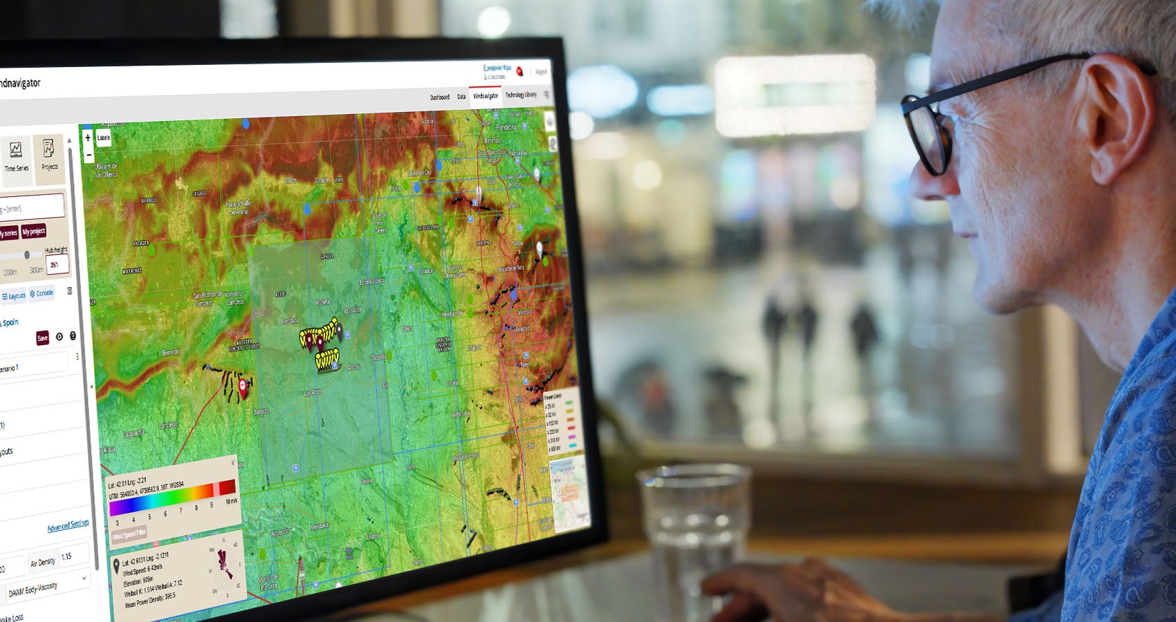 Man using Windnavigator