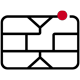 Icon of a credit card chip