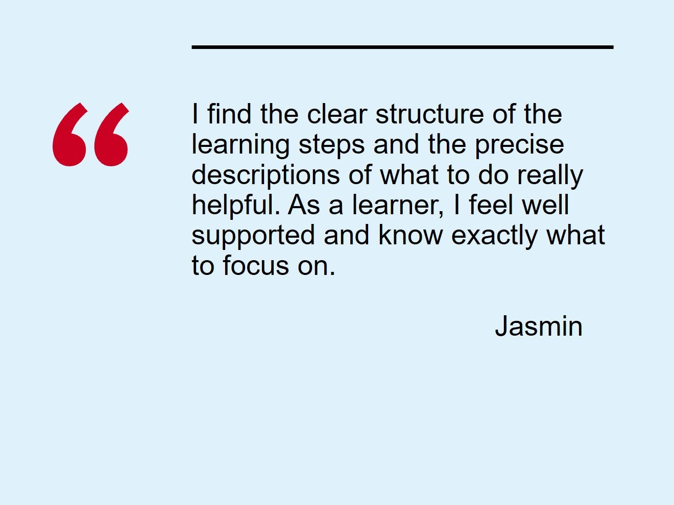 Jasmin's quote
