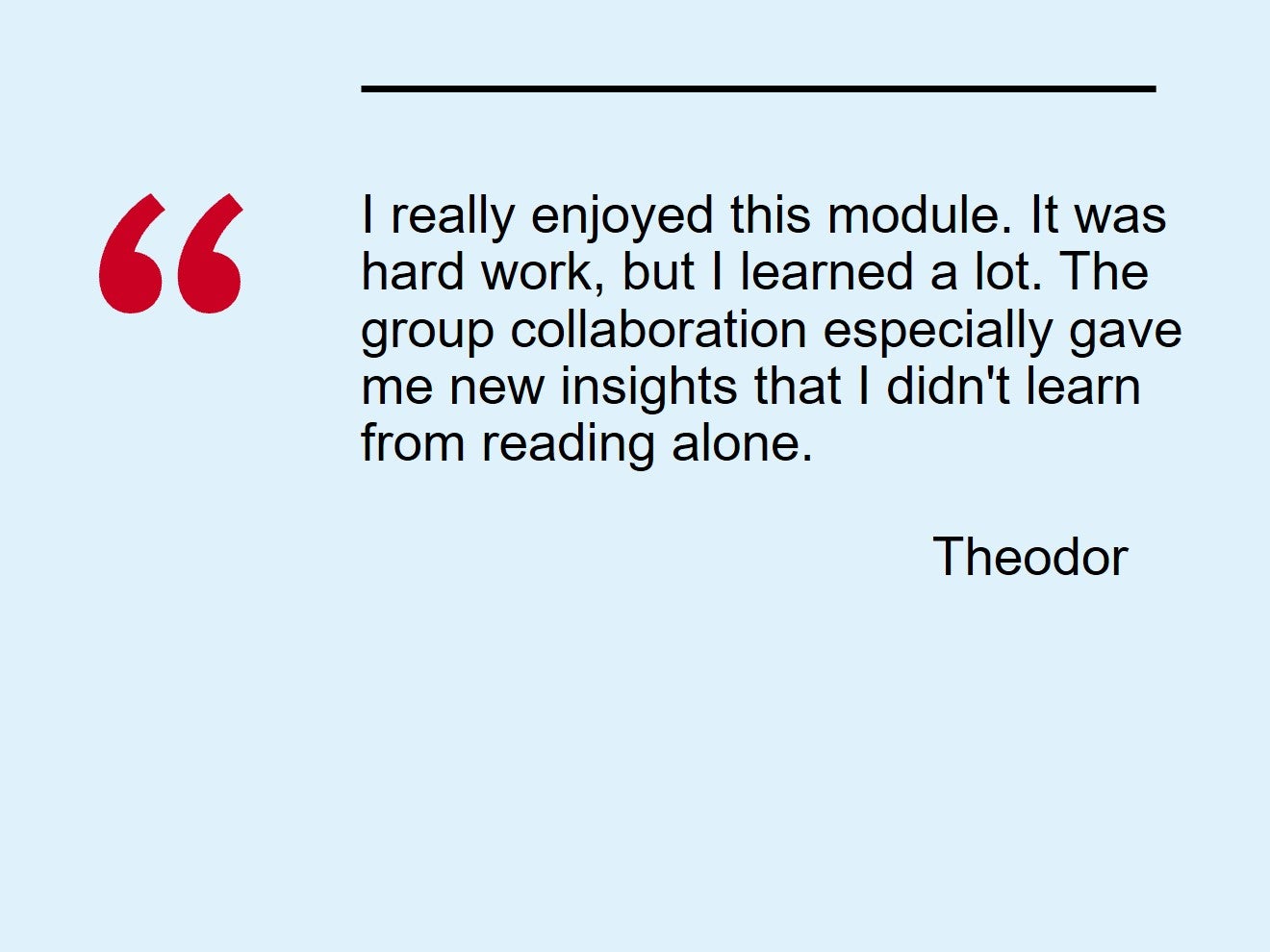 Theodor's quote