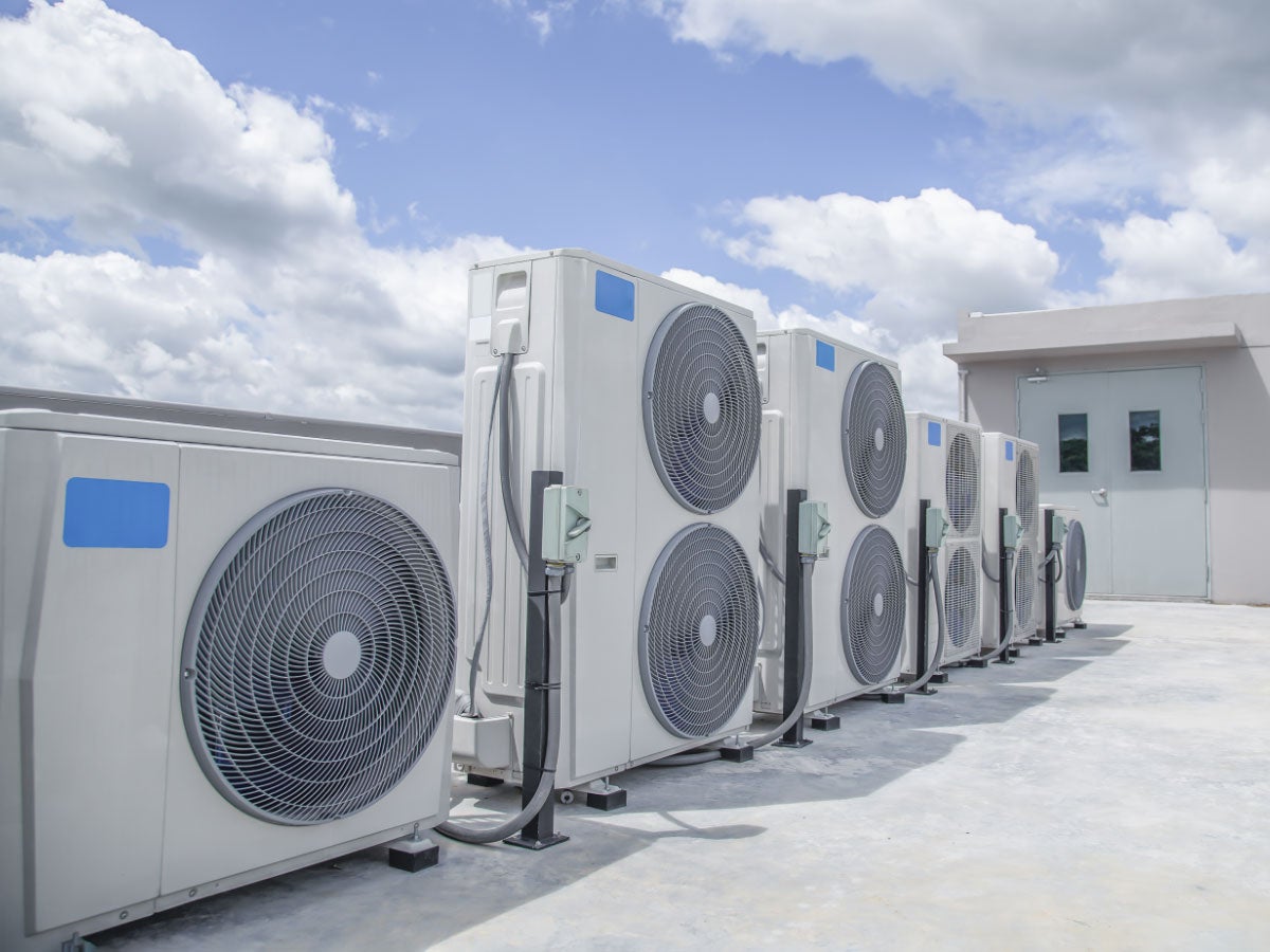 Condenser unit in central air conditioning systems