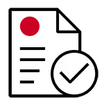 Icon - paper with checkmark