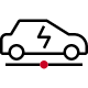 electric car icon