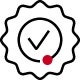 medal checkmark - icon