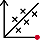 icon - x's on a graph