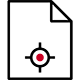 icon - paper with a target