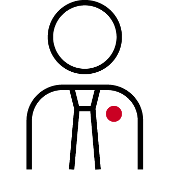 person with tie icon