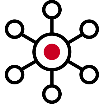 supply chain connections icon