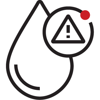 water warning icon