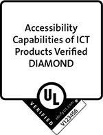 Accessibility Capabilities of ICT Products Verified DIAMOND - Mark