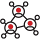 Icon showing connectivity of a team