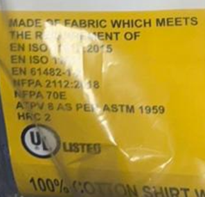 Label with unauthorized UL Mark.