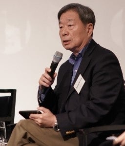 Dr. Young M. Lee of UL Solutions participates in a panel discussion at the forum.