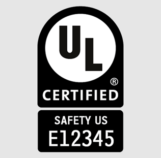 There are numerous variations of the UL Mark, including marks that look similar to this generic example.