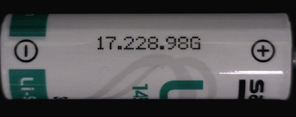 3.6V Li-SOCl2 17.228.98G  with counterfeit logo