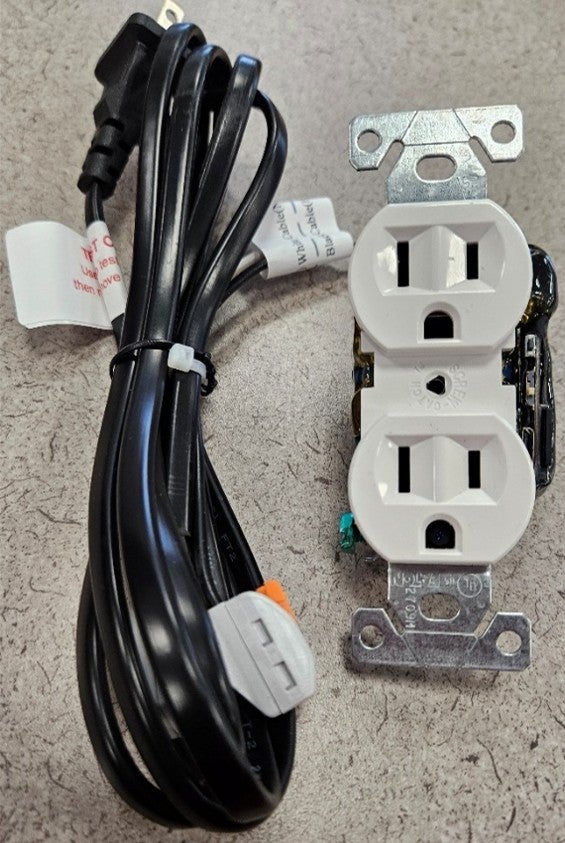 Modified wall outlet.