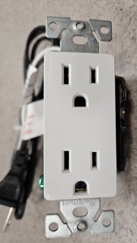 Modified wall outlet.