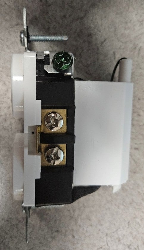 Modified wall outlet.