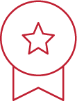 Icon of an award ribbon
