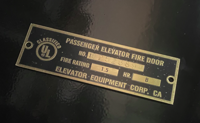 Image of unauthorized label.