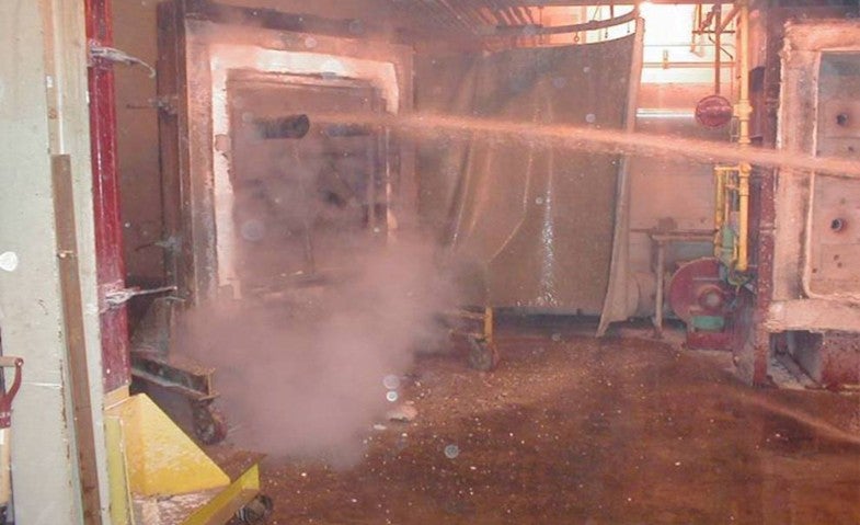 Hose stream test