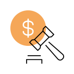 Regulatory fines icon