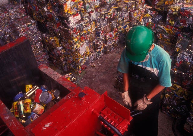 Recycling to reduce waste