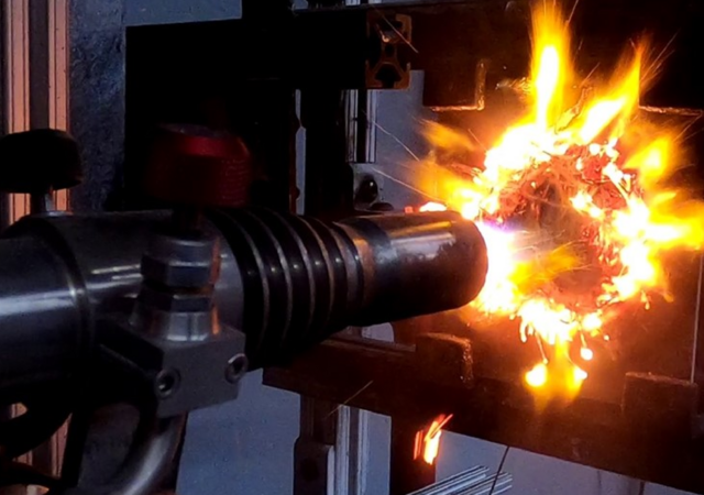 Torch and grit testing.
