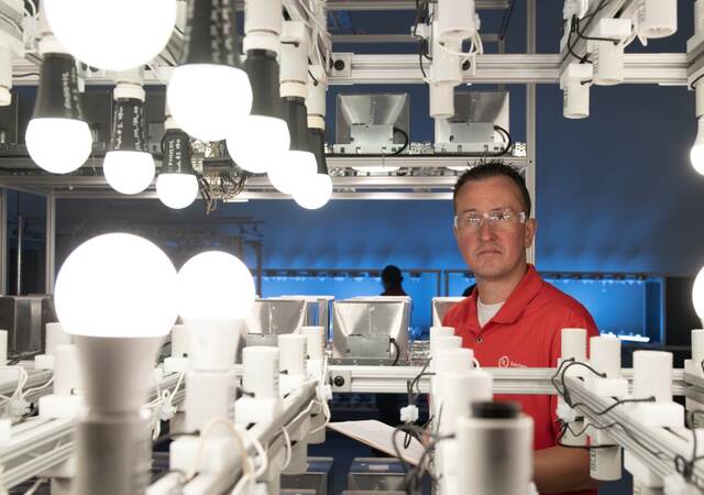 Allentown Lighting laboratory.