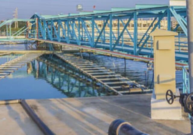 A water treatment plant