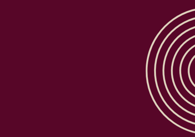 A banner header with a pattern swirling