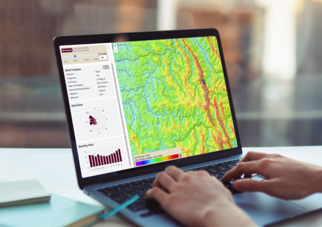 ULTRUS™ Windnavigator on laptop