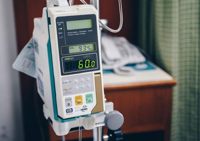 An infusion pump