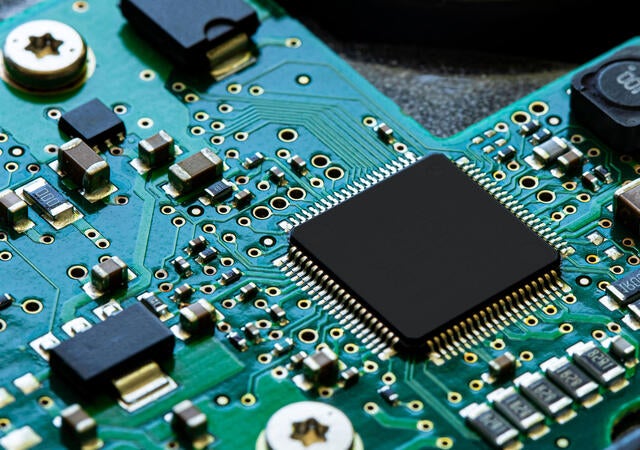 A computer chip