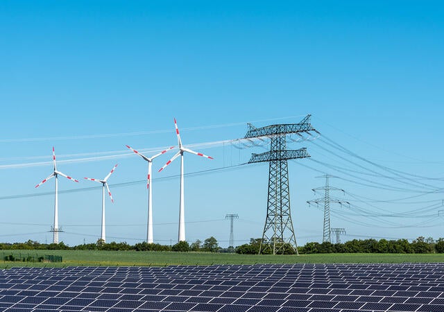 Wind turbines and electrical grids