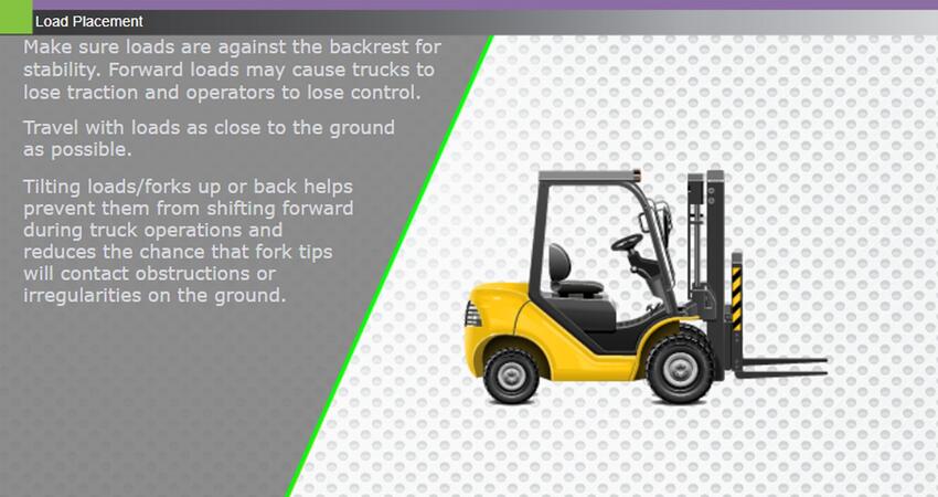 preventing incidents - forklift training
