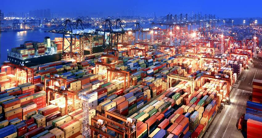 Hong Kong Container Terminal.