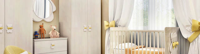 Baby nursery with children’s furniture