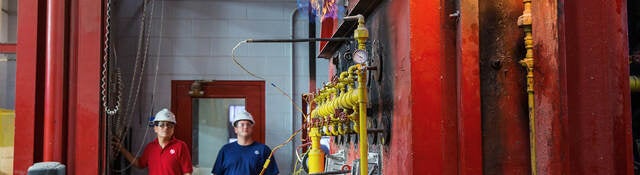 Fire resistance test