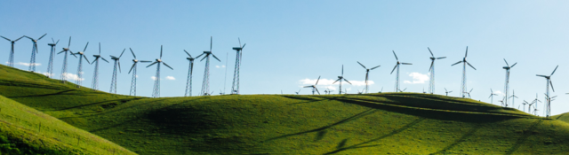 Wind turbine farm